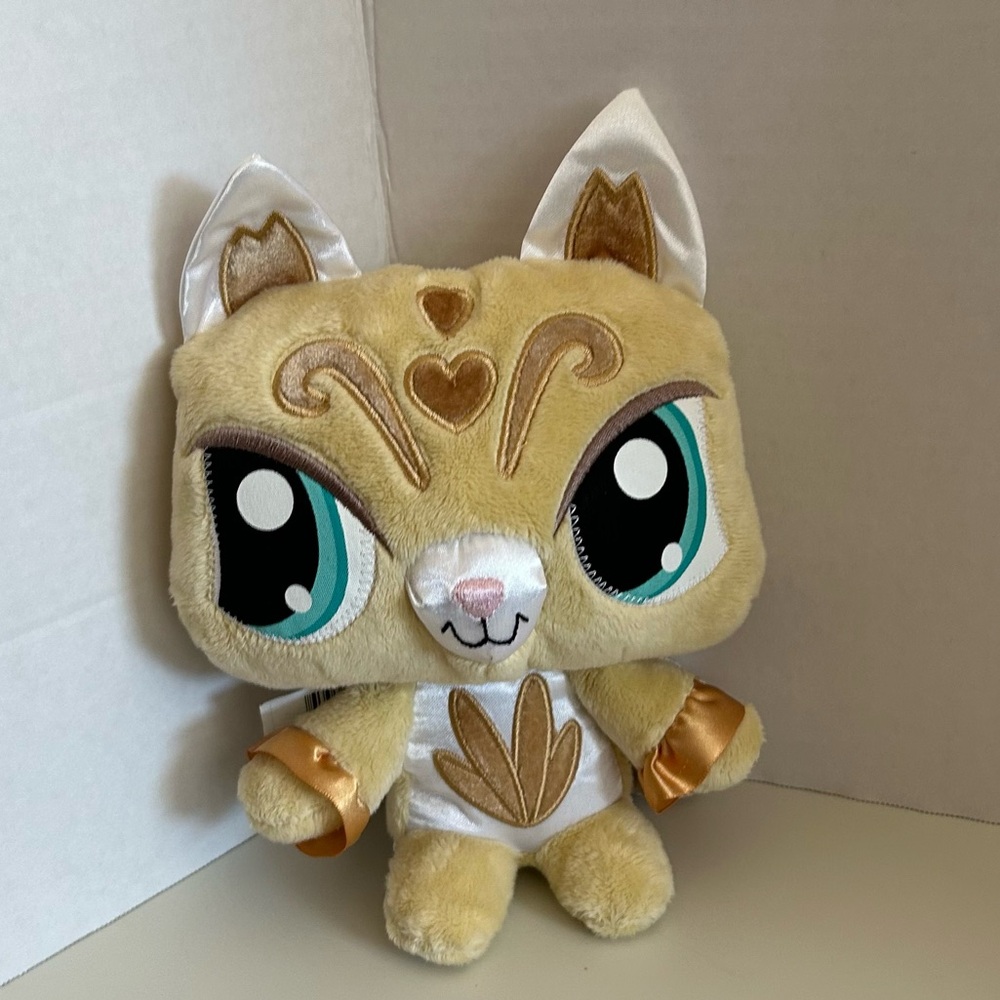 2/$25 🧸 Hasbro Littlest Pet Shop SASSIEST KITTY CAT 8" Plush STUFFED ANIMAL Toy
